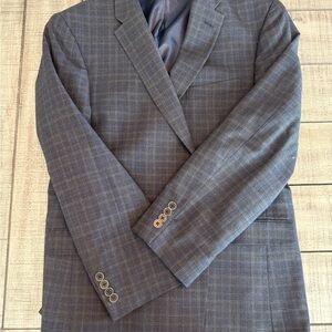 Tommy Hilfiger Charcoal Plaid Men's Blazer